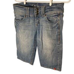 EDC BY ESPRIT Vintage Denim Jean Shorts Capris Y2K 90’s Low Rise Size 29